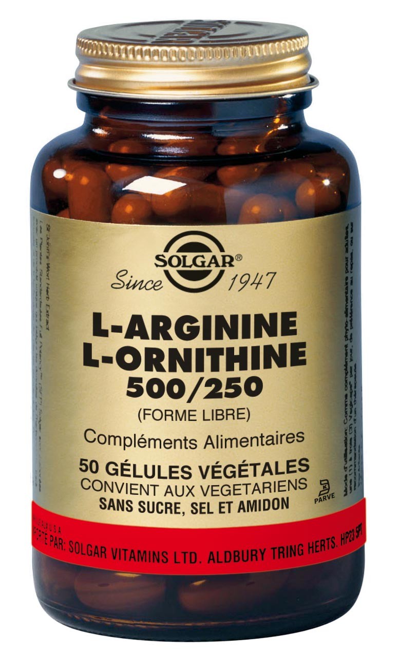 L-ARGININE-L-ORNITHINE SOLGAR